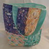 Swan Patchwork Design Tote Bag