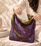 Luxury Reversible Brocade Bag – 34x34 cm - Handmade Two-Sided Shoulder Tote Bag  - Image 2