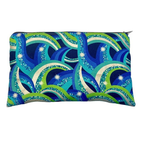 Blue Disco Rainbows Pouch Pencil Case
