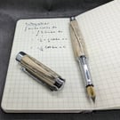 a Premium Spalted Beech Fountain Pen