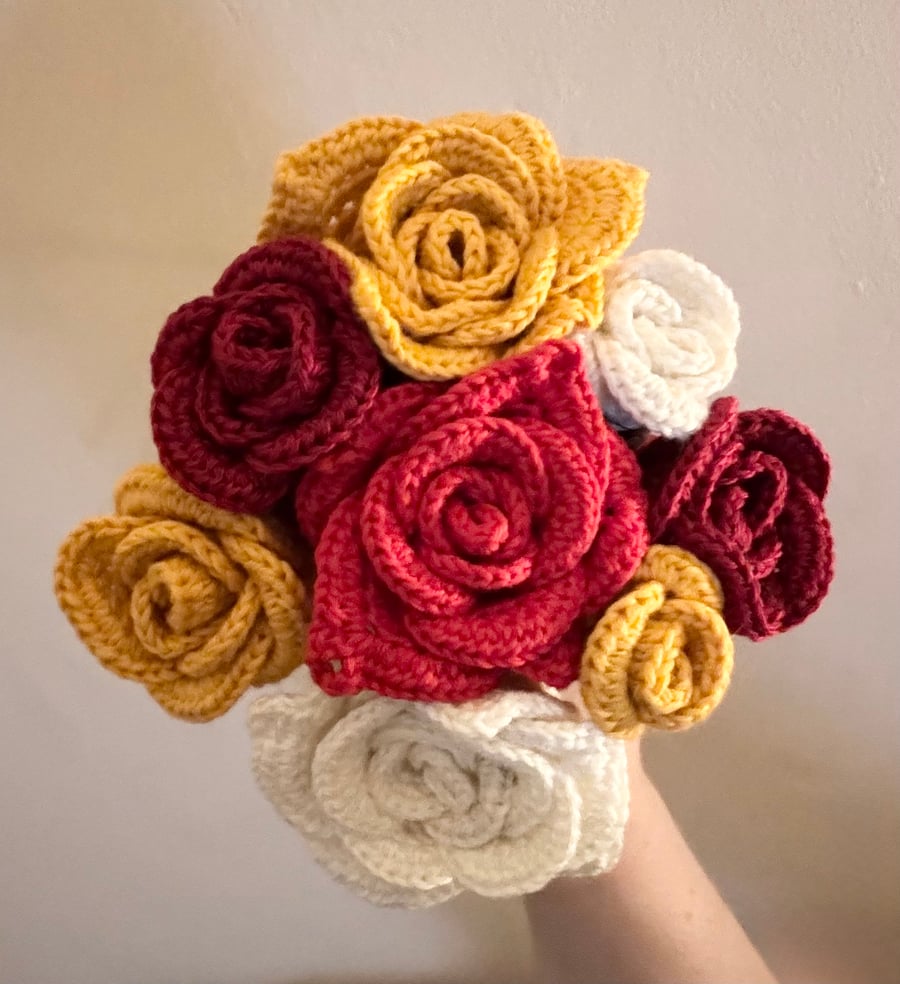 Crochet Flower Bouquet