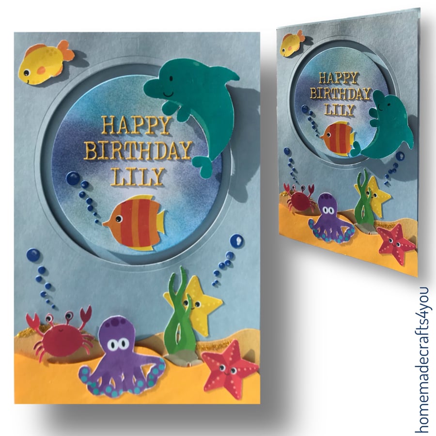 Interactive Dolphin Card