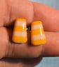 Mini Striped Stud Earrings - Image 8