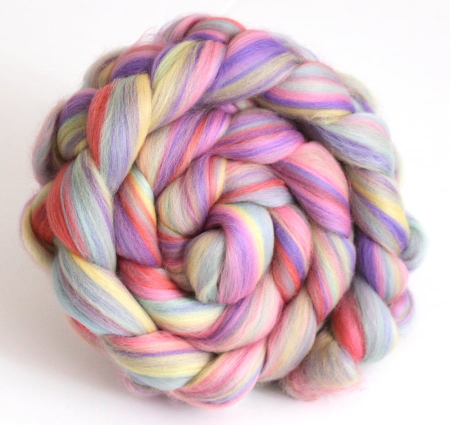 Babyface Blend Merino Wool Combed Top 100g for Spinning and Felting