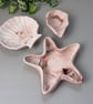 Blush Shell Jewellery Dish – Starfish, Clam or Conch – Coastal Home Decor - Image 2