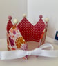 Child’s Fabric Crown & Birthday Badge Set  - Image 4