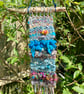 Mini sacred art weavings. Wall hanging. House blessing. Decoration. Hand spun.