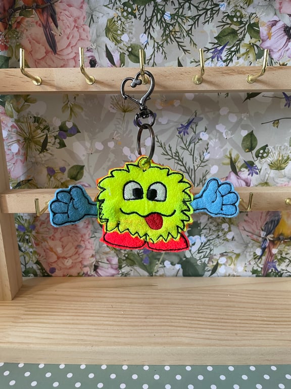 Pocket Hugs – Emotional Support,Gift, keyring, bag tag, Monster hug 