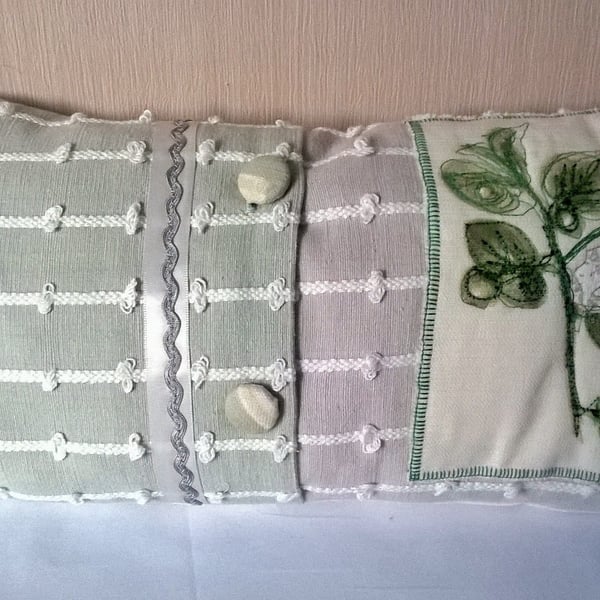 Shabby Chic Style Handmade Appliqued Cushions