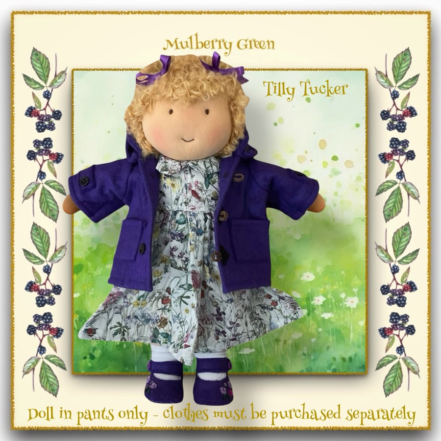 Tilly Tucker- a handcrafted Mulberry Green doll