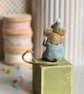 Henry a whimsical spun cotton mouse - Image 4
