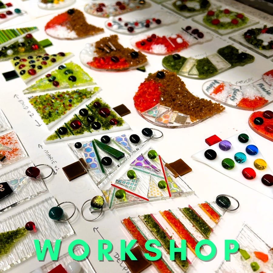 WORKSHOP Saturday 30th November 2024 AFTERNOON 2pm - 4pm - Christmas Decorations