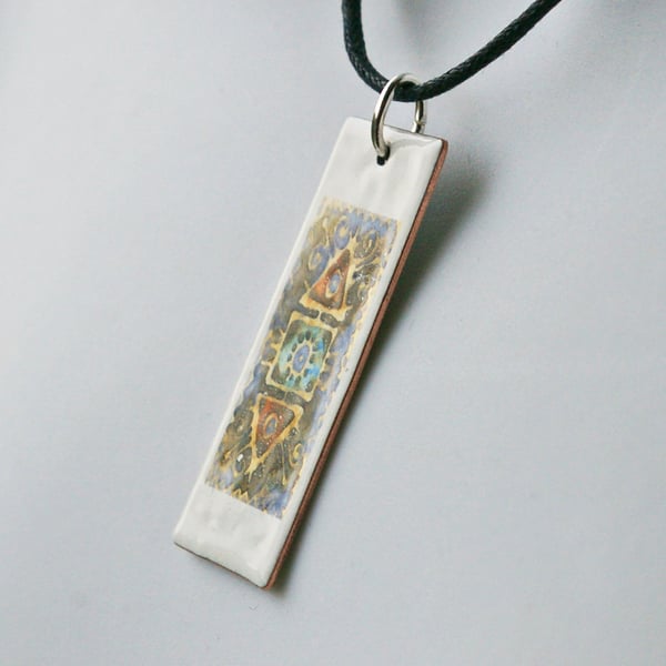 Small Rectangular ‘Microbe’ Pendant