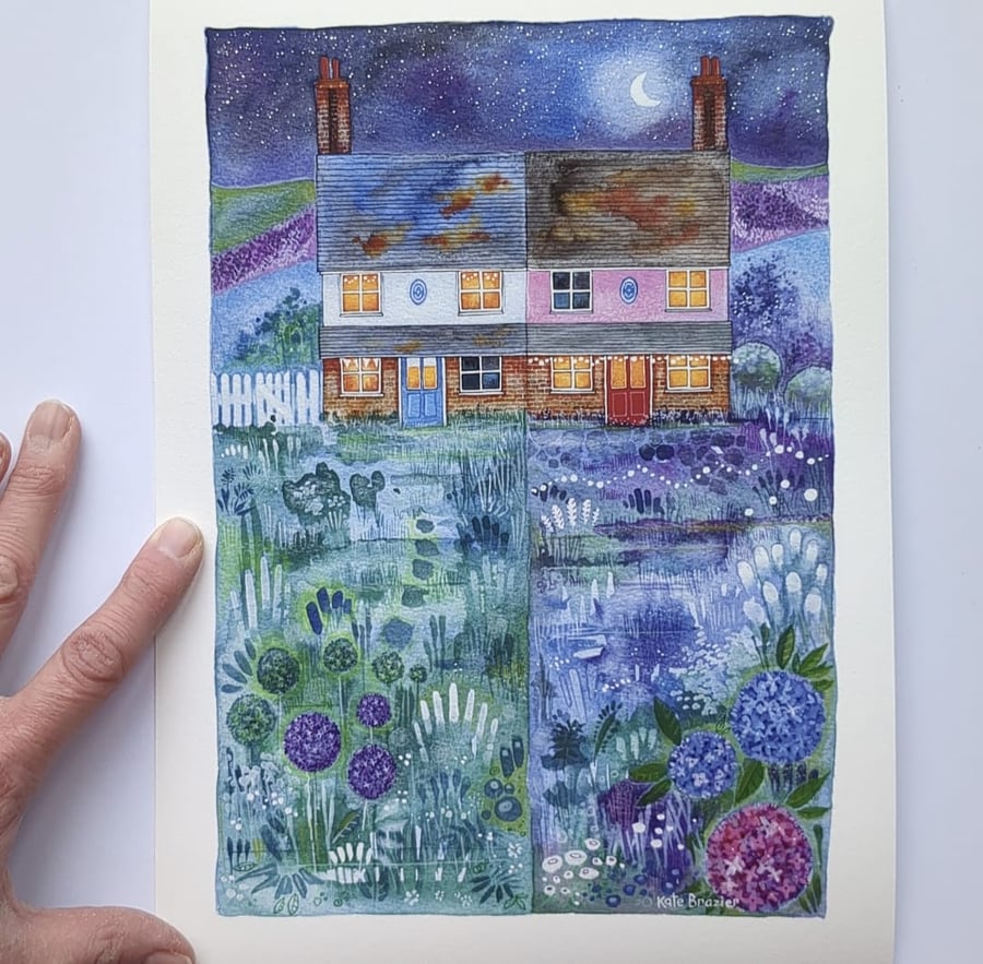 My Neighbour's Garden - A4 Signed Limited Edition Print