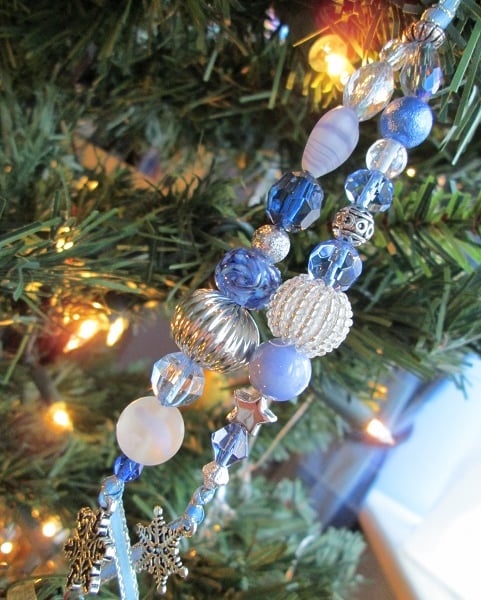 Beaded Christmas Tree Decoration