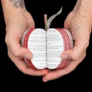 Personalised Paper Fruit – Song Lyric or Wedding Vow Gift