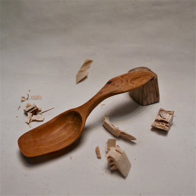 Handcarved Birch Spoon