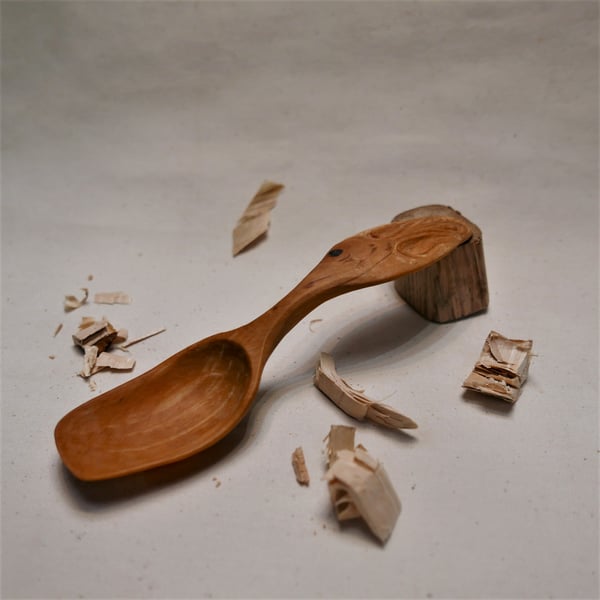 Handcarved Birch Spoon