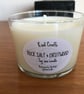 Soy wax candle, Rock Salt and Driftwood vegan friendly in a gift box. . - Image 1