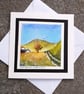 Handpainted Blank Card. Autumn Colours. The Card That's Also A Keepsake SALE - Image 3