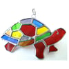 Tortoise Suncatcher Stained Glass Handmade Rainbow 030 Turtle 