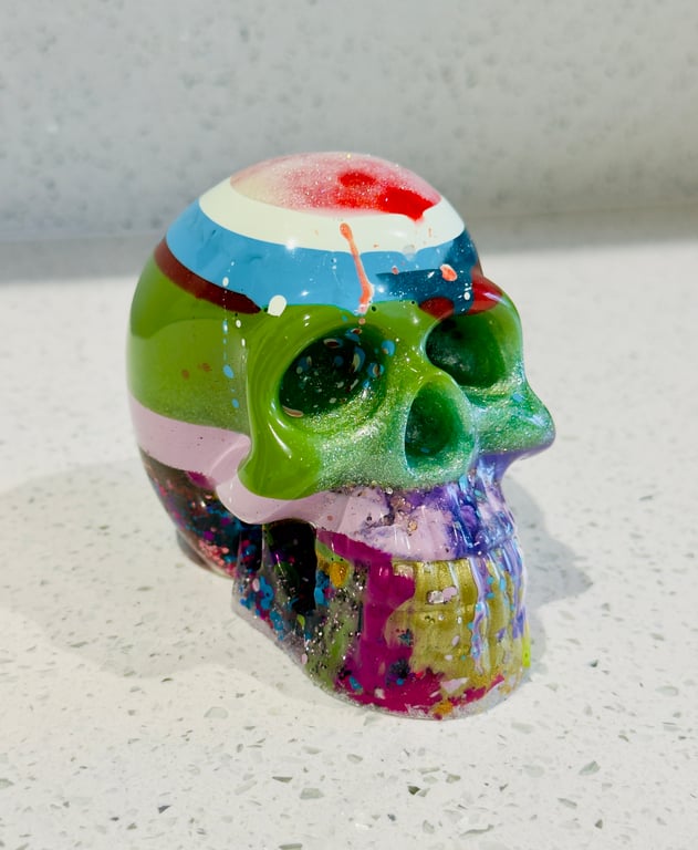 Abstract Resin Skull