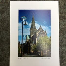 Glasgow Cathedral Signed Mounted Print FREE DELIVERY