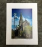 Glasgow Cathedral Signed Mounted Print FREE DELIVERY - Image 1