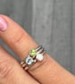 Birthstones Silver Stack Ring, Sterling Silver Stack Ring, customised stack ring - Image 7
