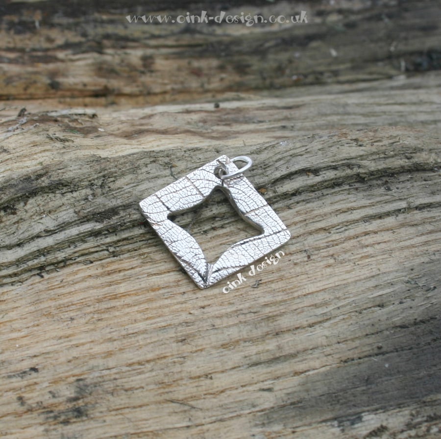 Fine silver pendant