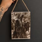 Witchy Wall Hanging Plaque – Gothic Halloween & Vintage Witch Wall Art