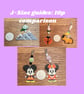 Custom perler bead keychain: J-size - Image 3