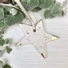Ceramic star decoration