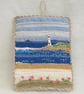 Lighthouse on the Rocks Embroidered Plaque - Image 2