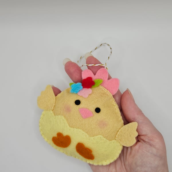 Easter Chick hanging ornament