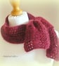 Decorative scarflette - Mother's Day gift - Eco friendly scarf - Image 2