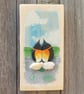 Handmade Penguin Wall Art, Coastal Pebble Picture, One-of-a-Kind Couple Gift - Image 2