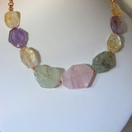 Multi-Colour Quartz Necklace