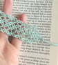Lace Bookmark with Tassel, Medieval Fantasy Inspired - Image 3