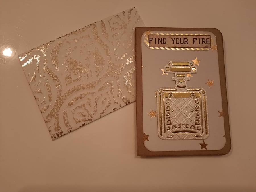 Beautiful Wee Card 'Find your Fire'