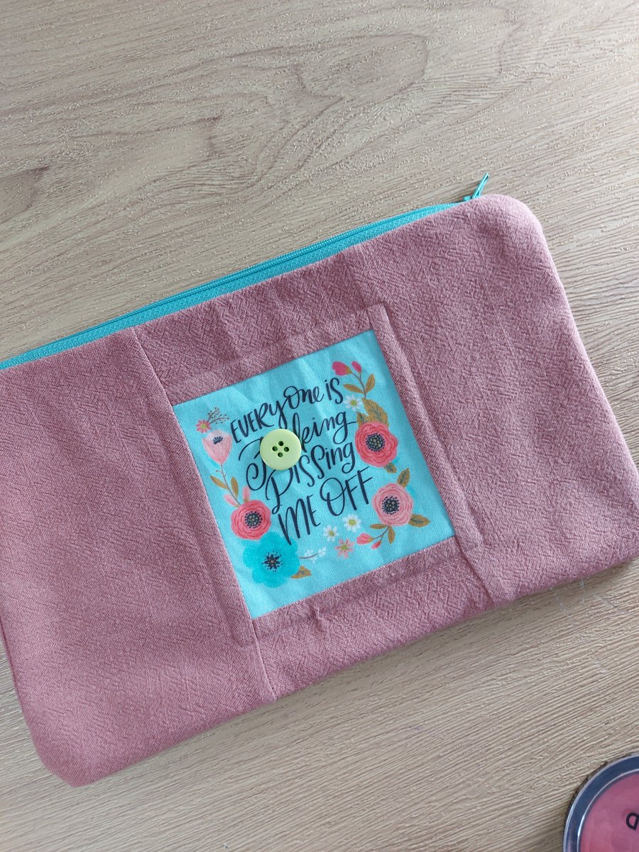 Everyone is f-cking p-ssing me off make up bag 