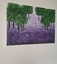 Original Abstract Acrylic Painting - Abstract Art – Lavender Field - Image 3
