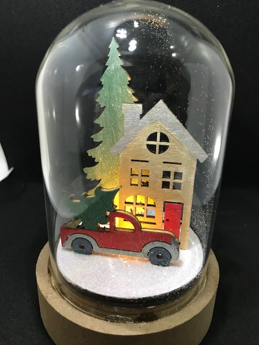 Christmas Tree Lorry light up Decuration