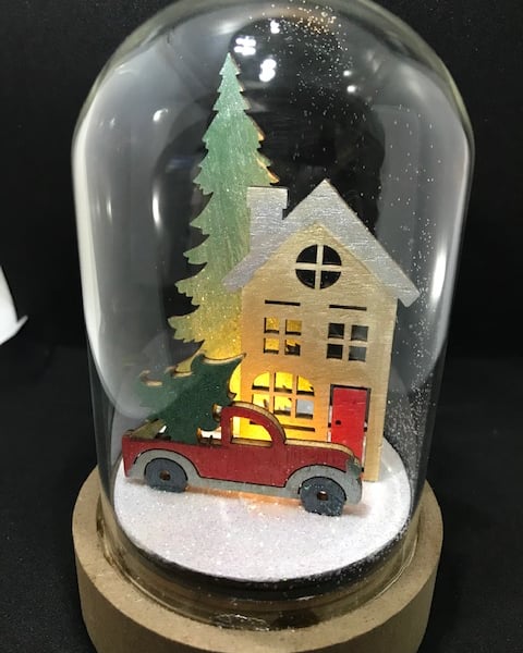 Christmas Tree Lorry light up Decuration