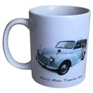 Morris Traveller 1969 (Pale Blue) - 11oz Ceramic Mug for Classic British Car fan