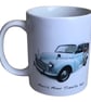 Morris Traveller 1969 (Pale Blue) - 11oz Ceramic Mug for Classic British Car fan - Image 1