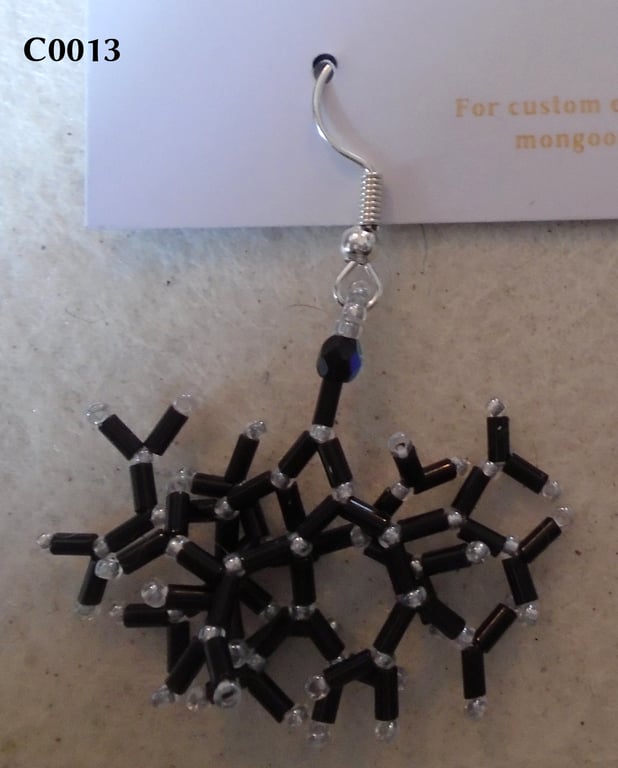 Fractal-style earrings (customisable)