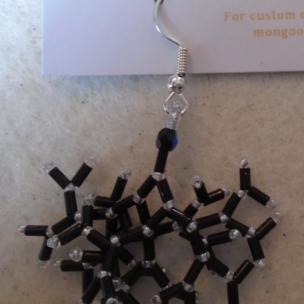 Fractal-style earrings (customisable)