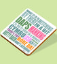 Welsh Sayings 2 coaster - Image 2