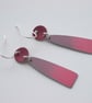 Red dip dye earrings  - Image 3